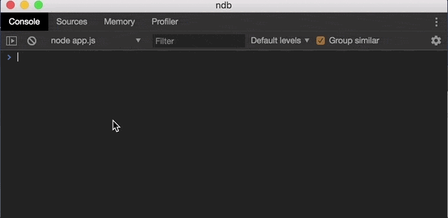 Logging `process` object to Console