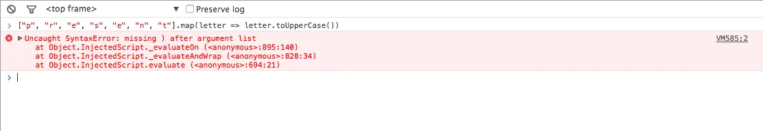 Chrome being stuck in the present