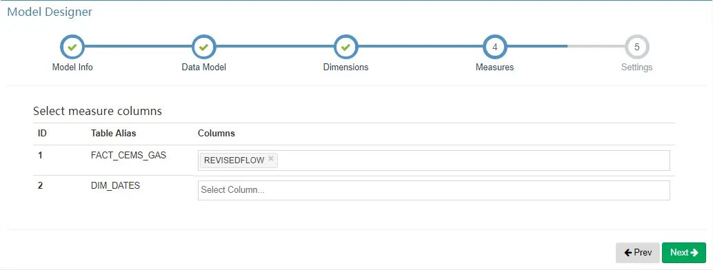 选择可能用于计算的度量