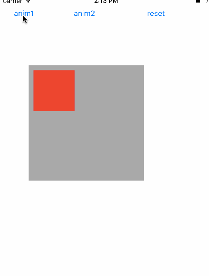 设置frame的动画