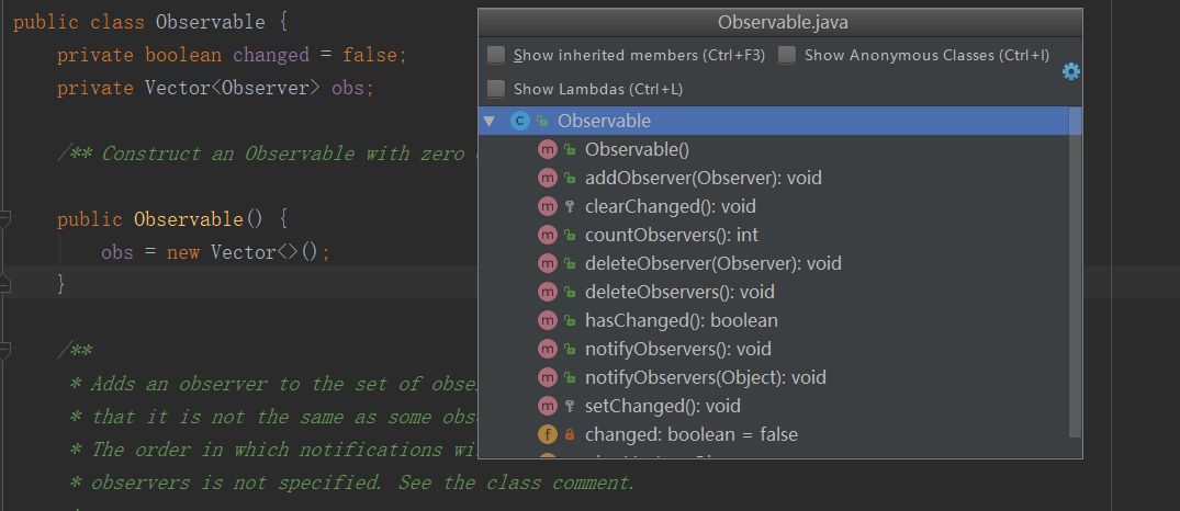 Java.util.Observable