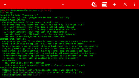 ANDRAX：最新的Android智能手机上的渗透测试平台
