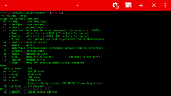 ANDRAX：最新的Android智能手机上的渗透测试平台