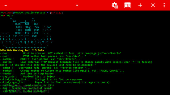 ANDRAX：最新的Android智能手机上的渗透测试平台