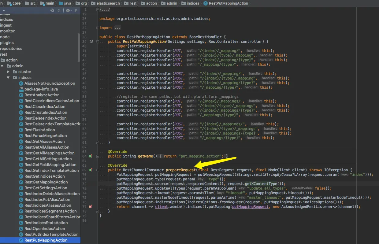 新增映射的入口