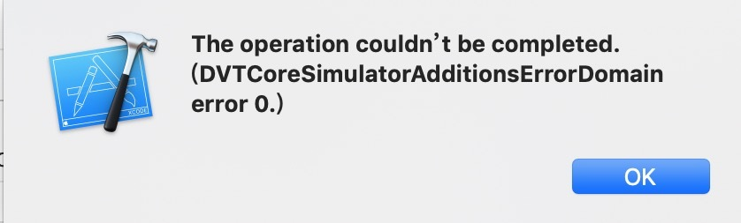 XCode提示的错误