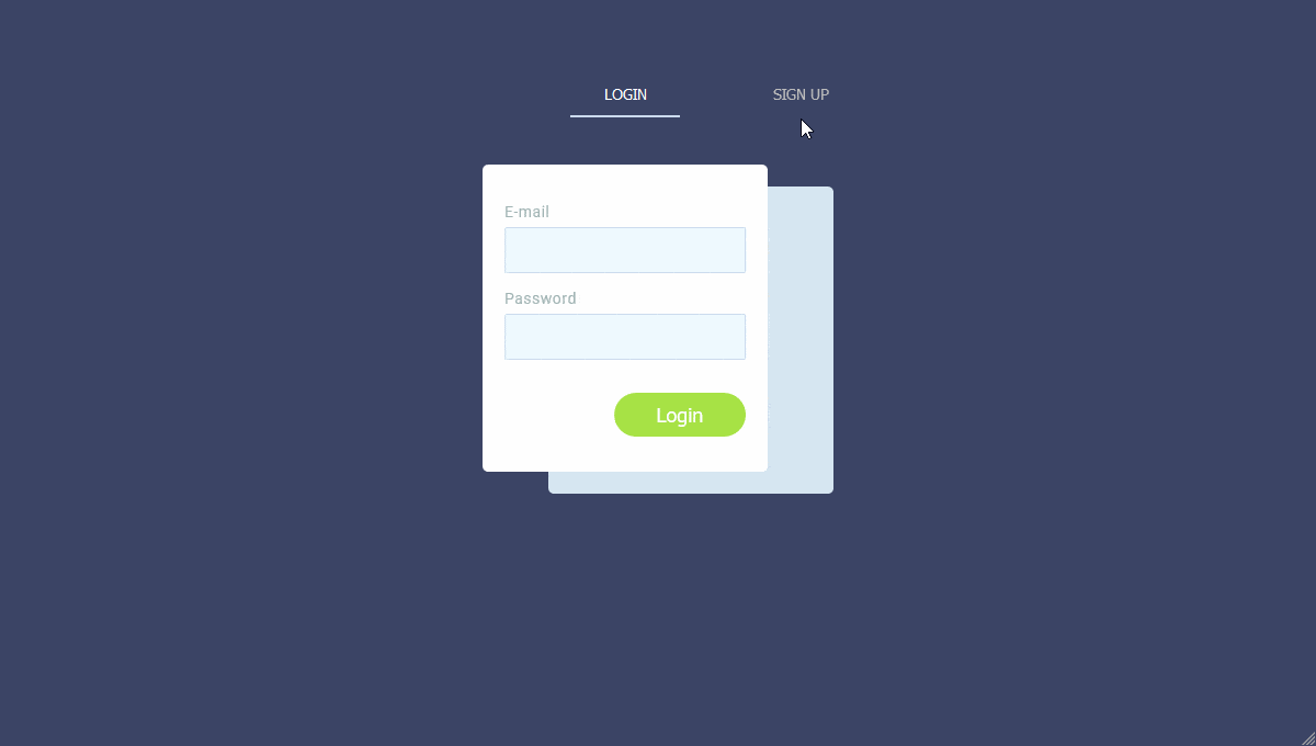 Animated Form - GIF Demo