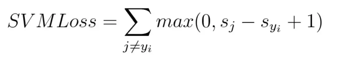 SVM 损失（Hinge Loss）