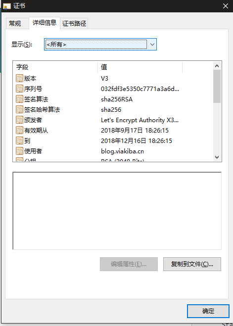 证书概览