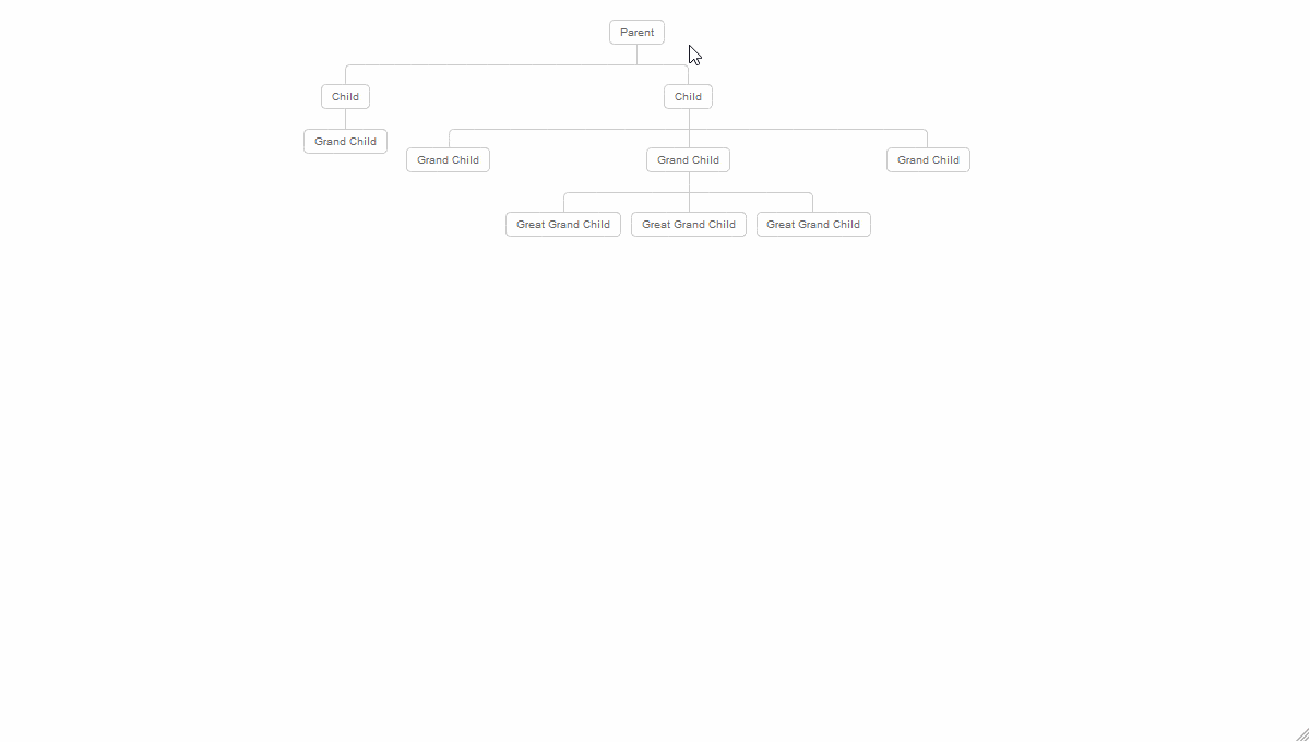 CSS3 Flowchart - GIF Demo