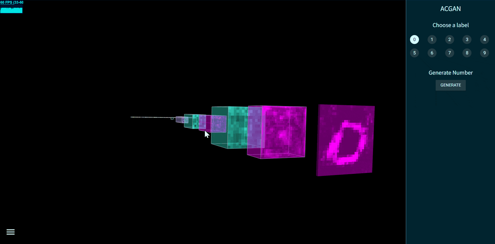 TensorSpace ACGAN