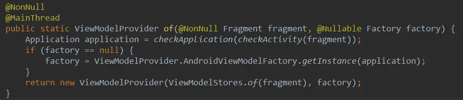 图3.获取ViewModelProvider