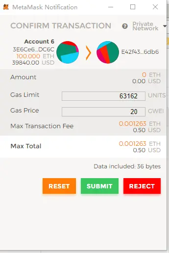 要从当前账号6扣除交易费用