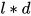 l*d
