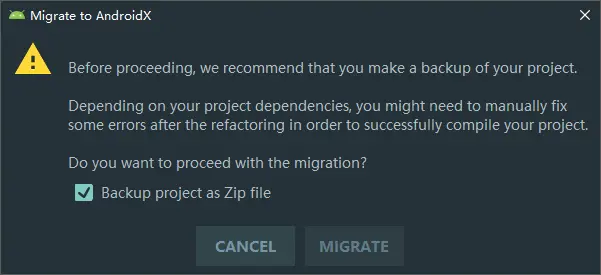 Migrate to AndroidX