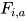 F_{i,a}