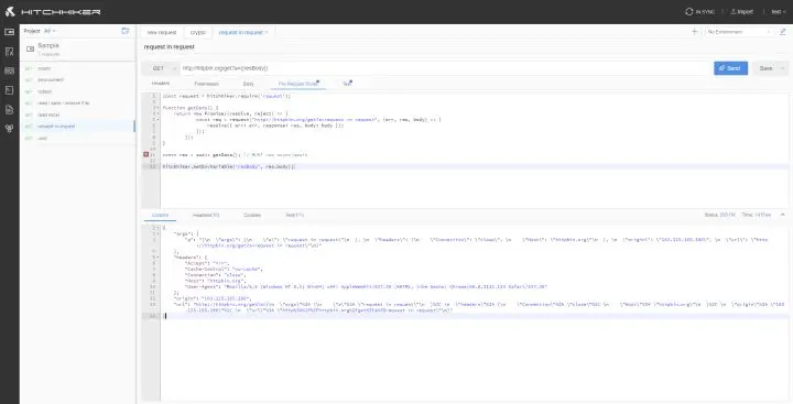 Restful Api 集成测试工具 Hitchhiker