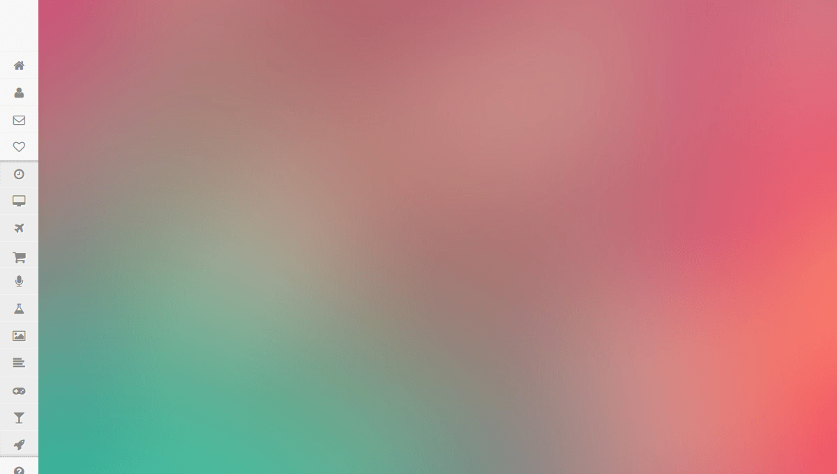 Demo image: Sidebar Sliding Menu CSS