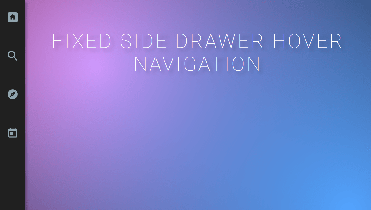Demo image: Fixed Hover Navigation
