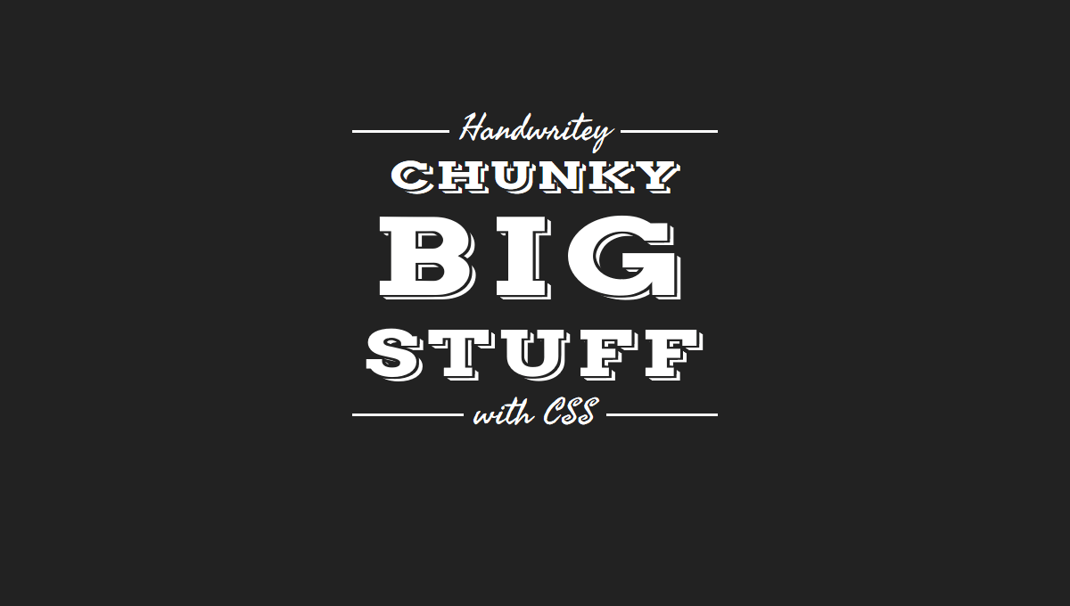 Demo image: 3D Text - CSS Only