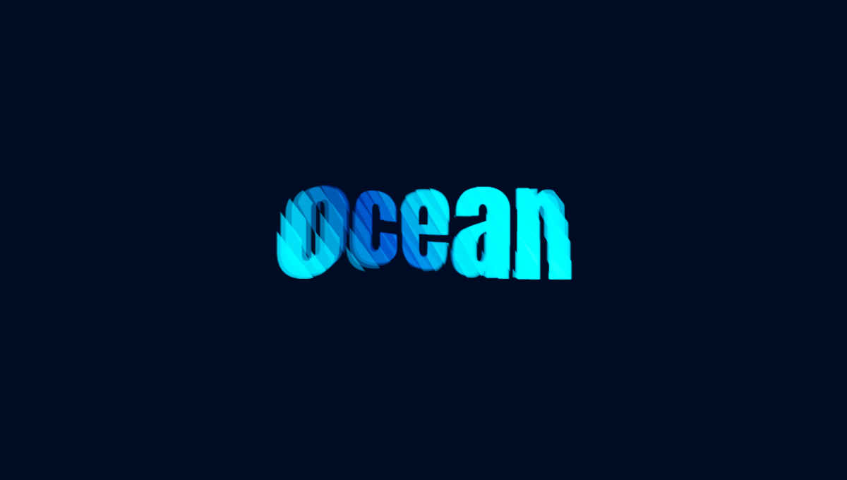 Demo image: Animated 3D Text