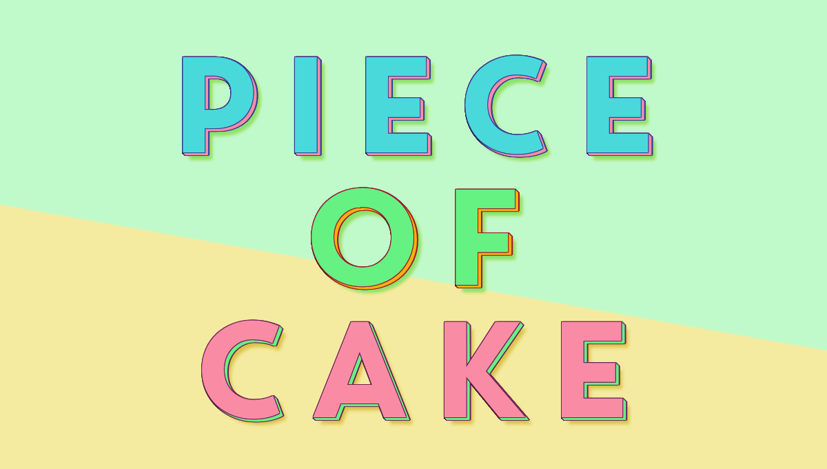 Demo image: Multi Coloured 3D Text Effect