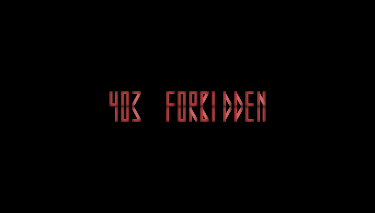 Demo image: 403 Forbidden