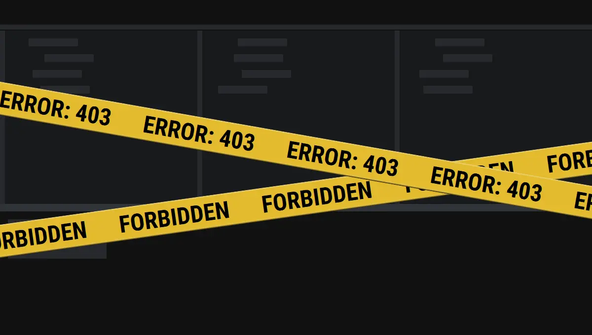 403 Forbidden HTML Templates