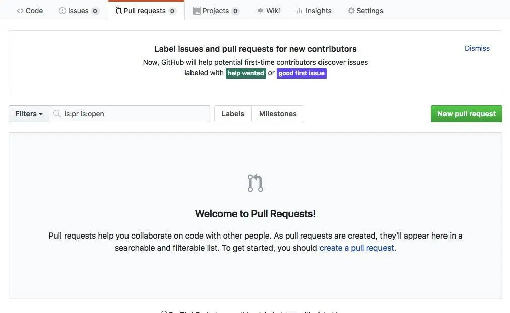 项目 Pull requests