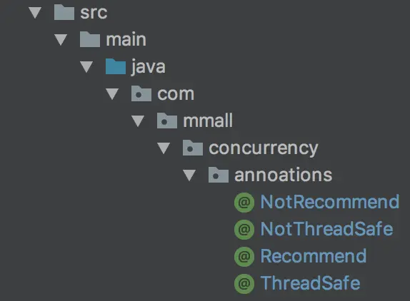 自定义4个基本注解