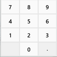 数字键盘