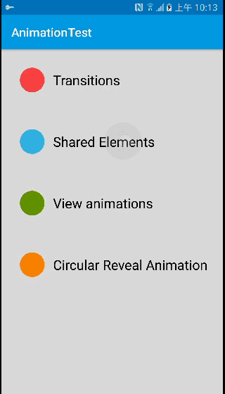 Shared Elements Transition