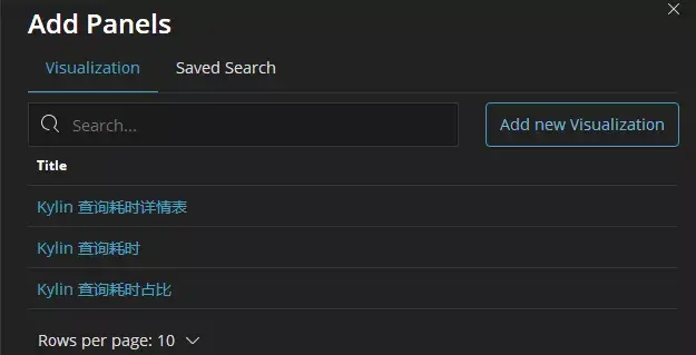 添加可视化组件