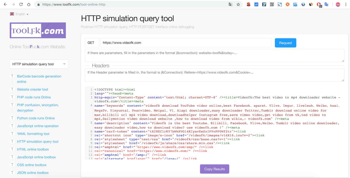 使用PHP CURL 模拟HTTP实现在线请求工具-toolfk程序员工具网本文要推荐的[ToolFk]是一款程序员经常- 掘金