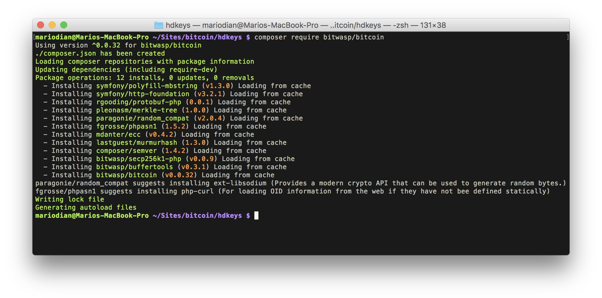 使用PHP从扩展公钥生成比特币钱包地址重复使用相同的比特币钱包地址是一个很大的隐私问题。如果你有一个简单的电子商店或要求-