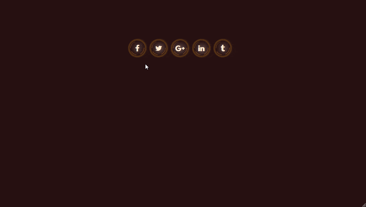 Dark Social Icons - GIF Demo