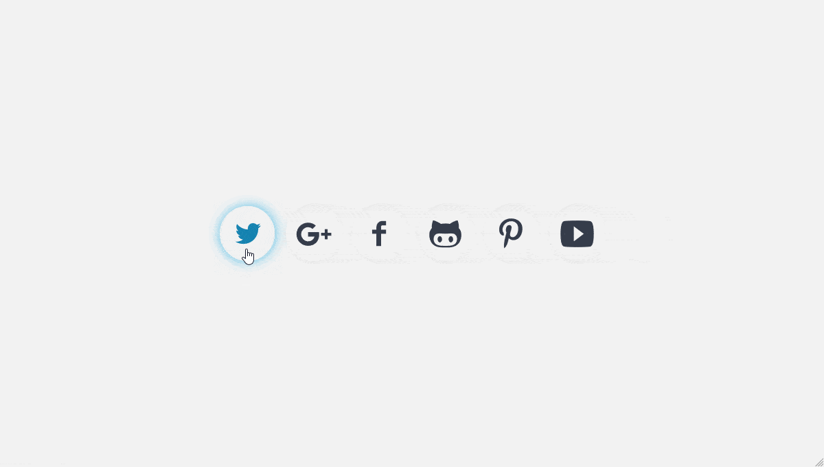 SVG Social Icons - GIF Demo