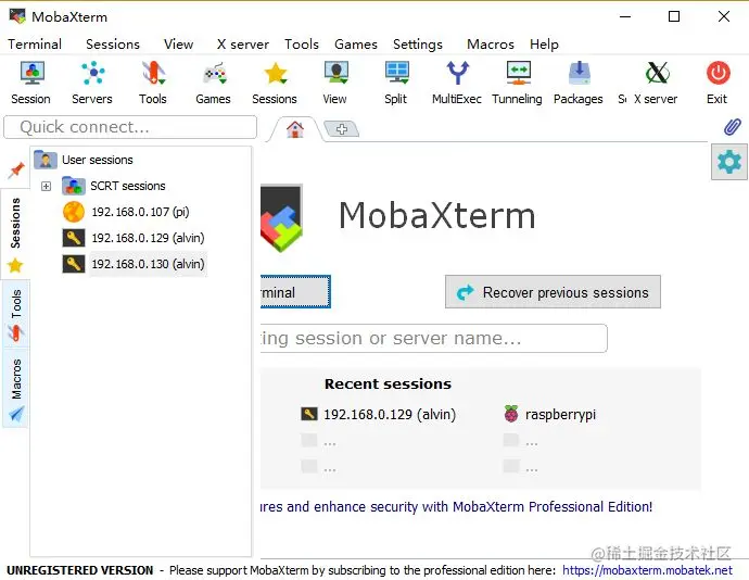Linux环境搭建全能终端神器——MobaXterm
