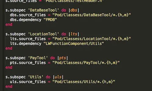 子库之间的依赖