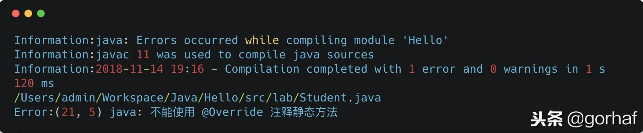 “全栈2019”Java第四十八章：重写方法Override
