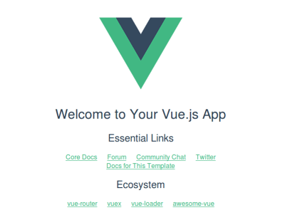 一个 Vue 应用