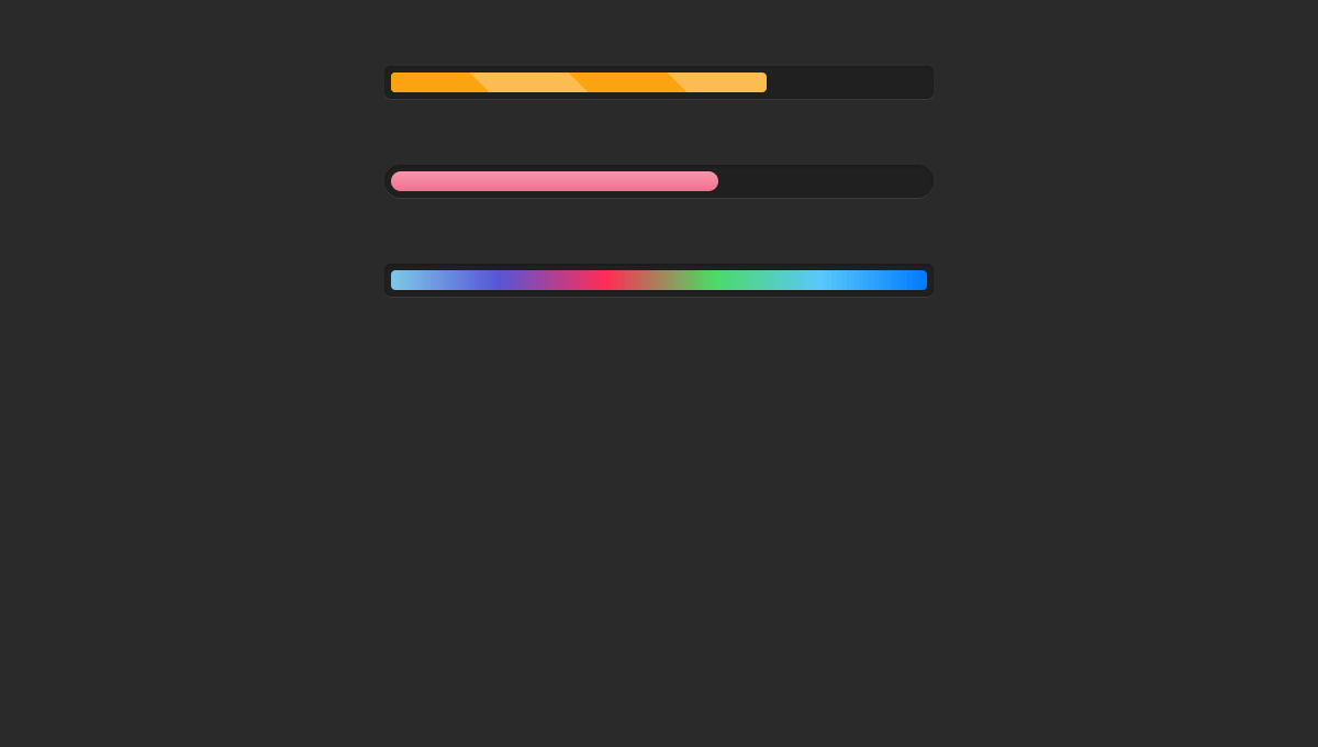 Demo image: Animation Progress Bars