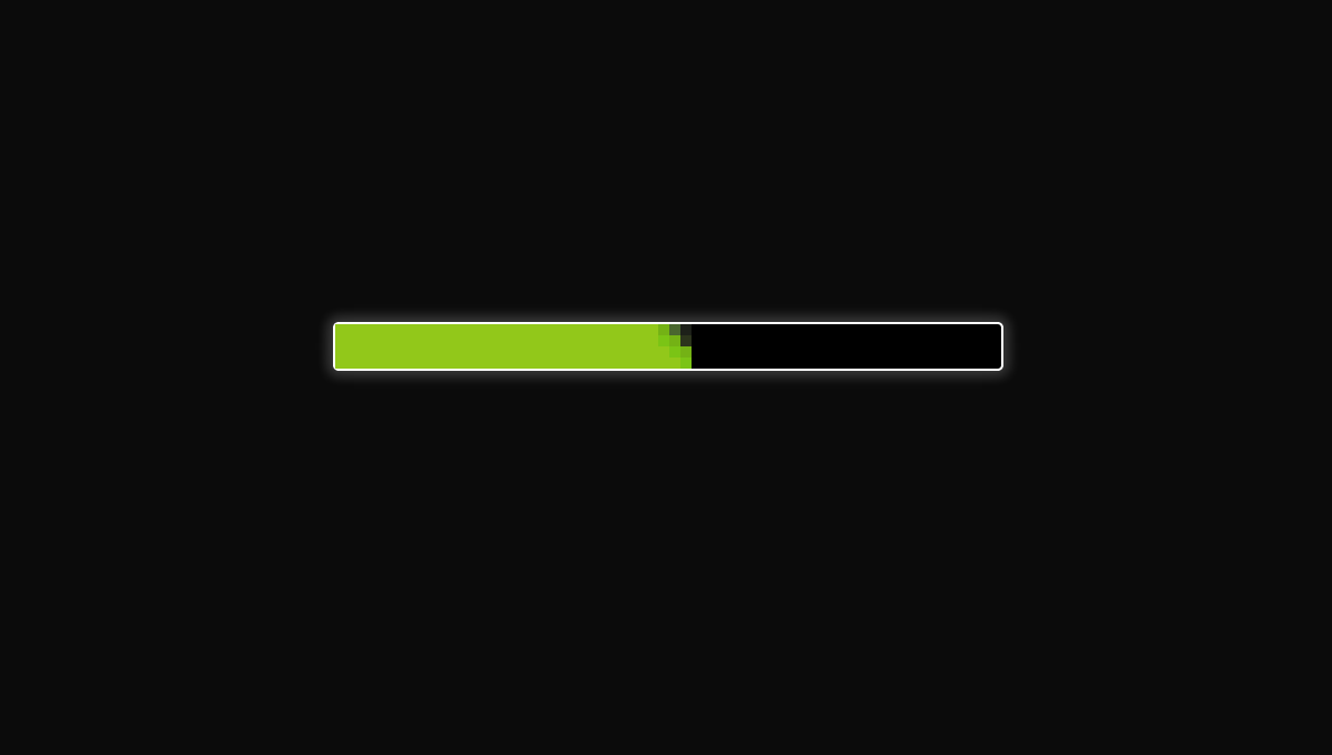 Demo image: Pixelated Progress Bar
