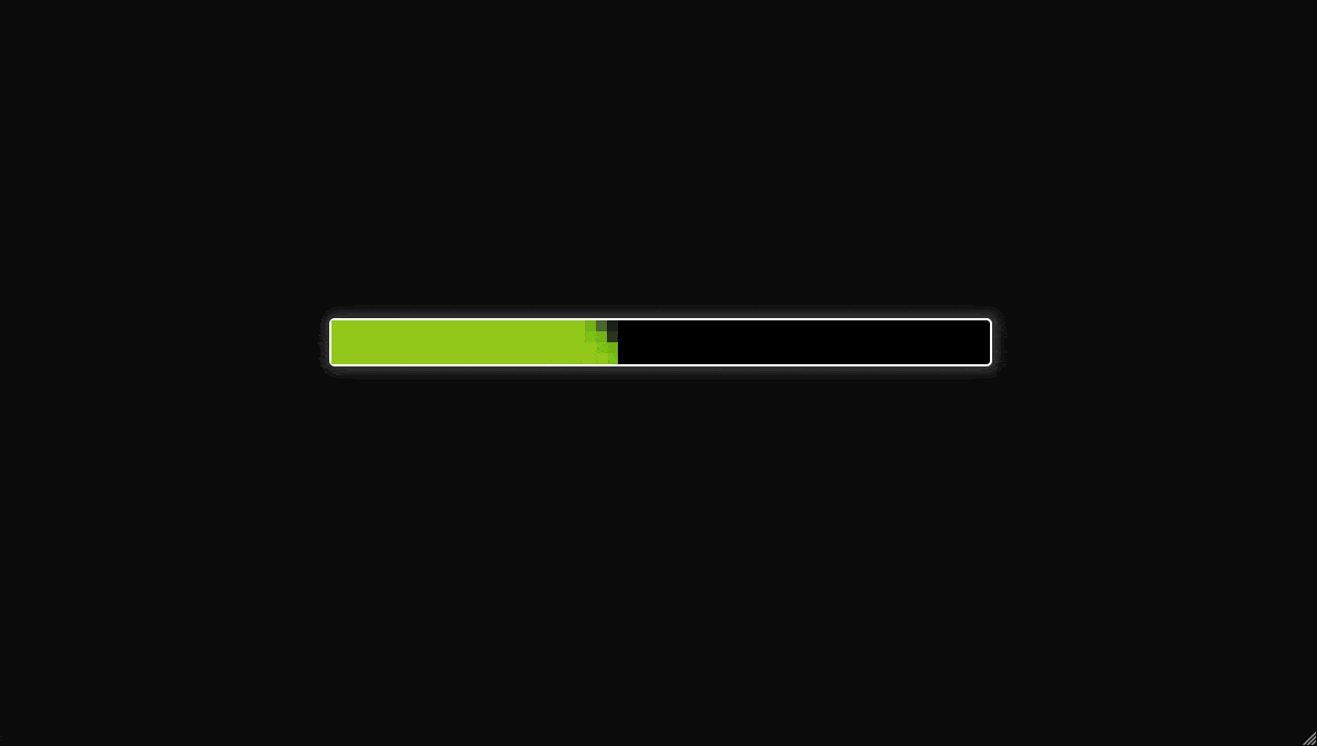 Pixelated Progress Bar - GIF Demo