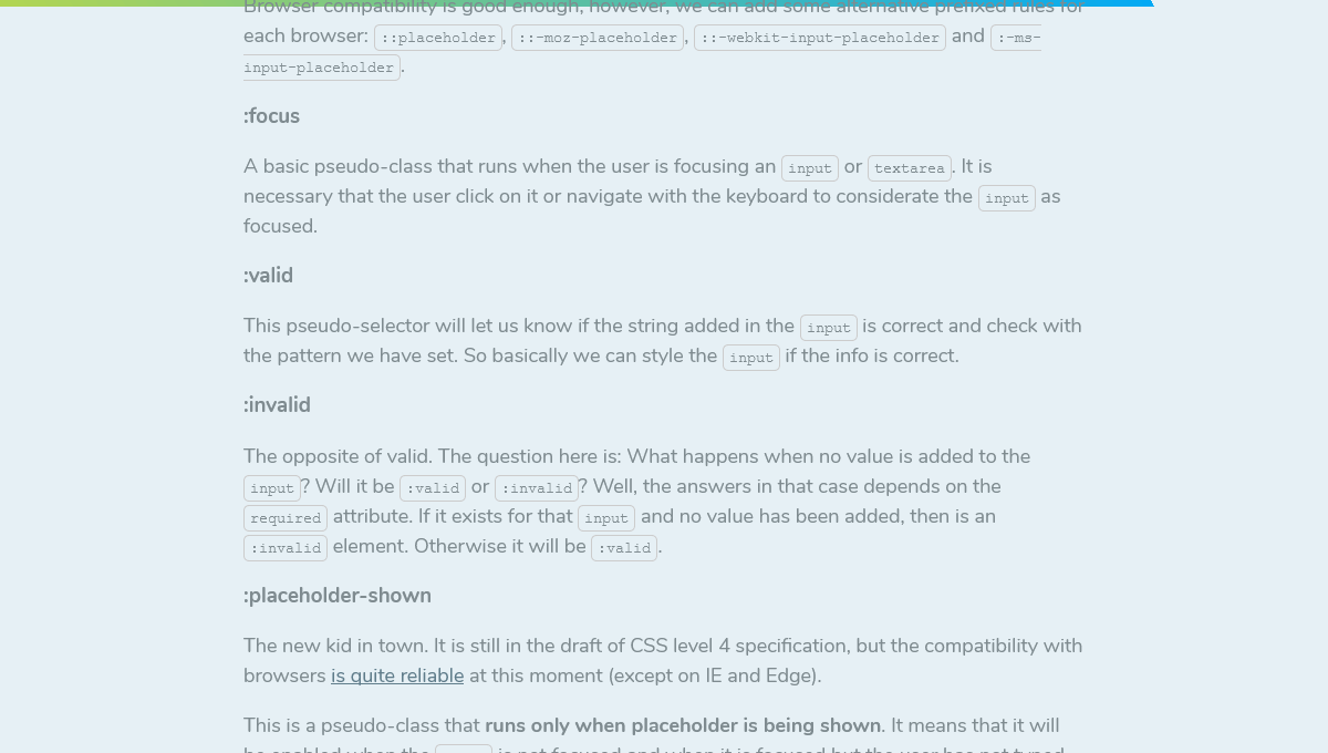 Demo image: Reading Progess Bar CSS Only