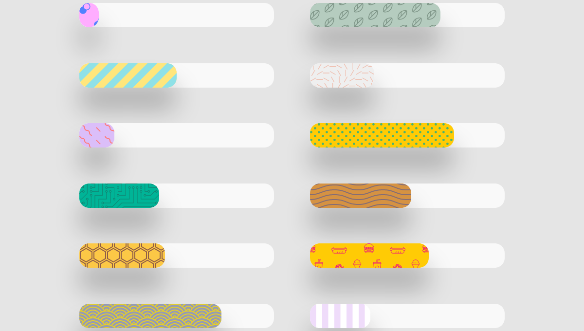Demo image: CSS Progress Bars