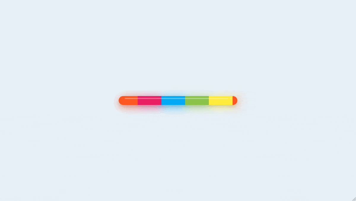 Light Progress Bar - GIF Demo