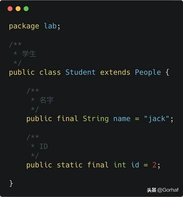 “全栈2019”Java第五十一章：继承与final关键字详解