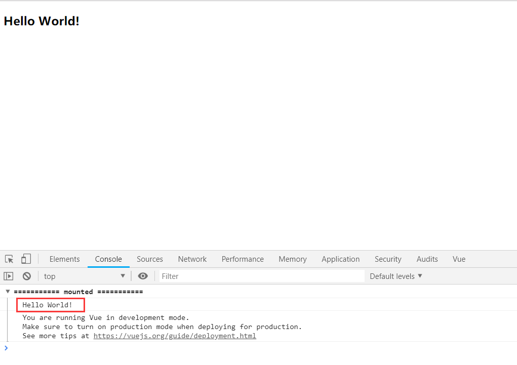 beforeMount 钩子函数