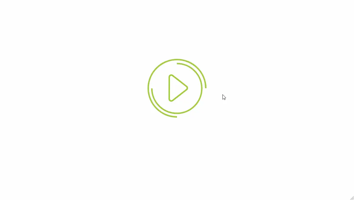 SVG Play Button - GIF Demo